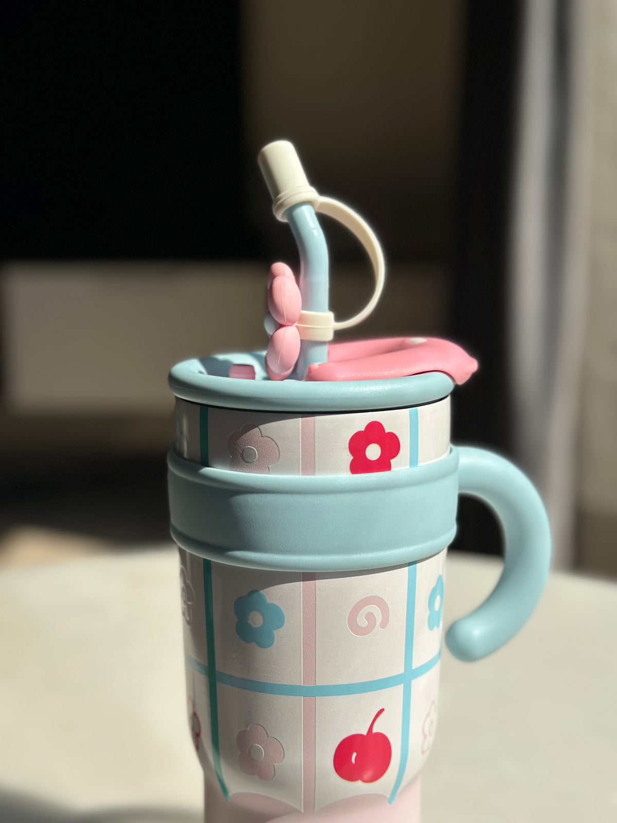 Flower Sipper | Insulated 1.2L Sipper with Straw & Filter
