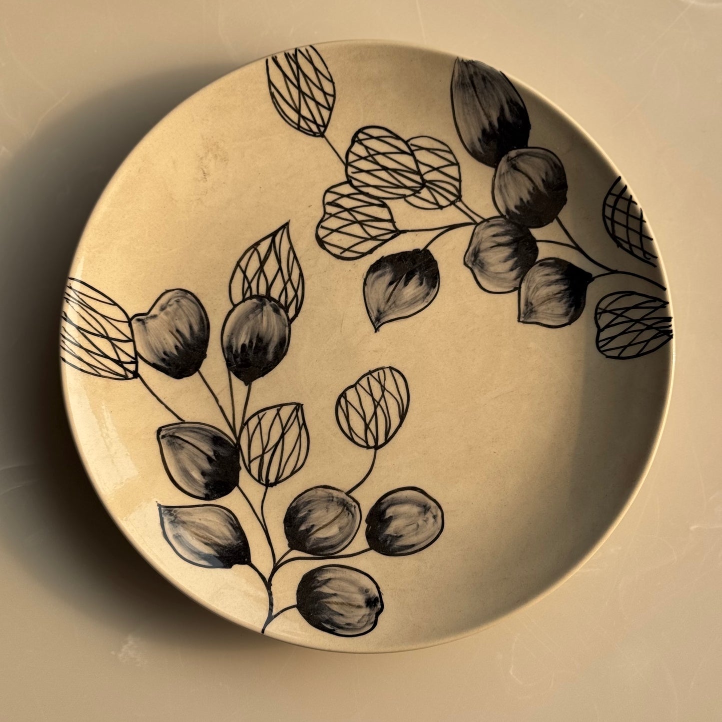Handpainted Ceramic Dinner Plate