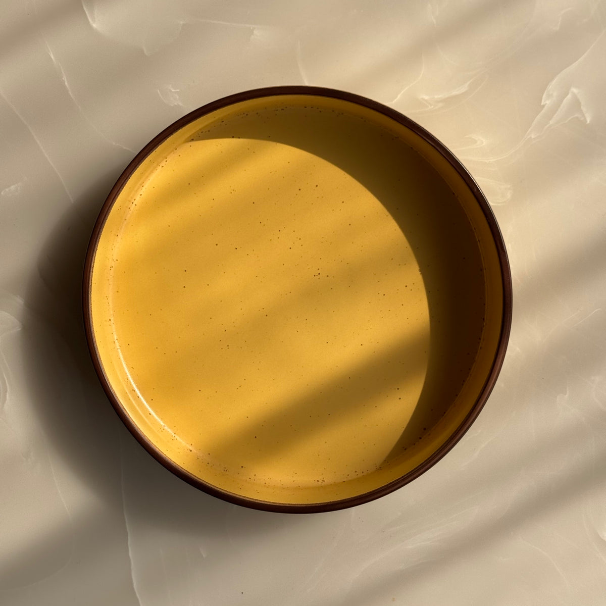 Ceramic Collar Salad and Snacks Bowl