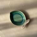 Small Glazed Ceramic Dipping Plate