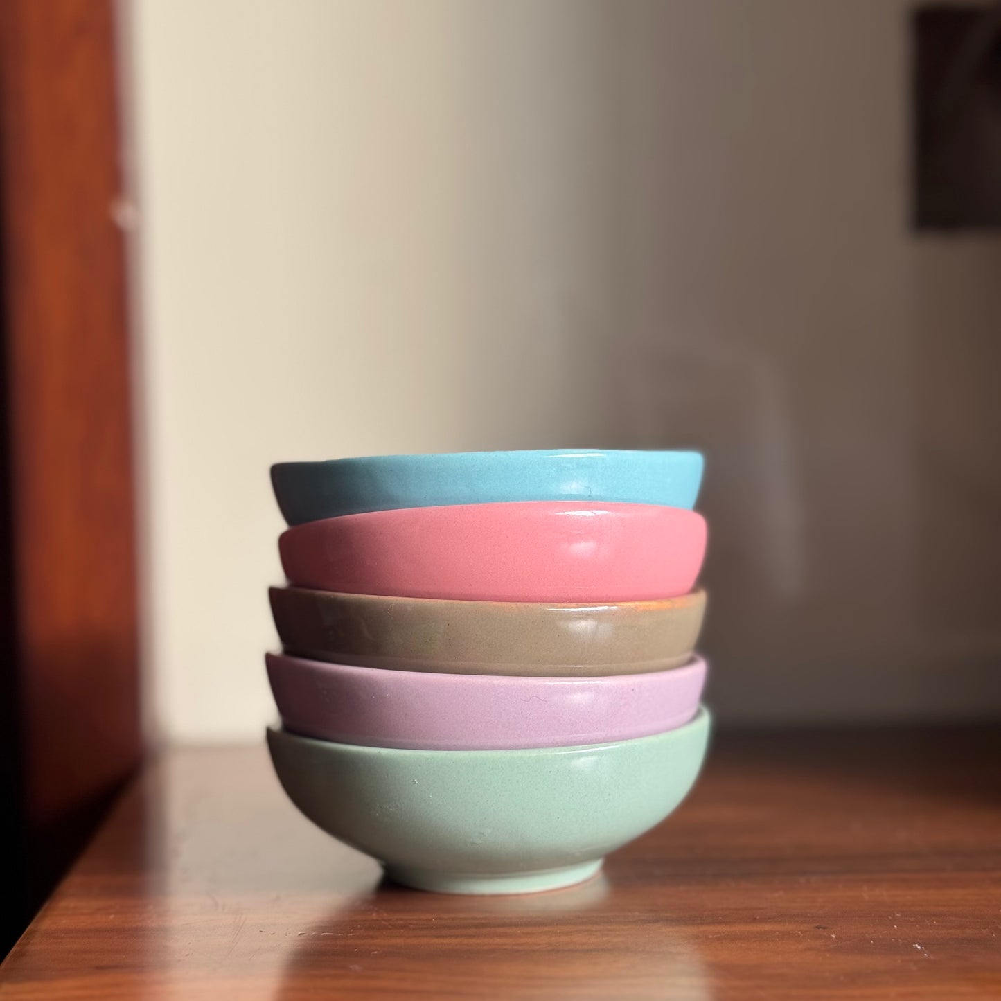 Pastel Ceramic Small Chutney Bowls