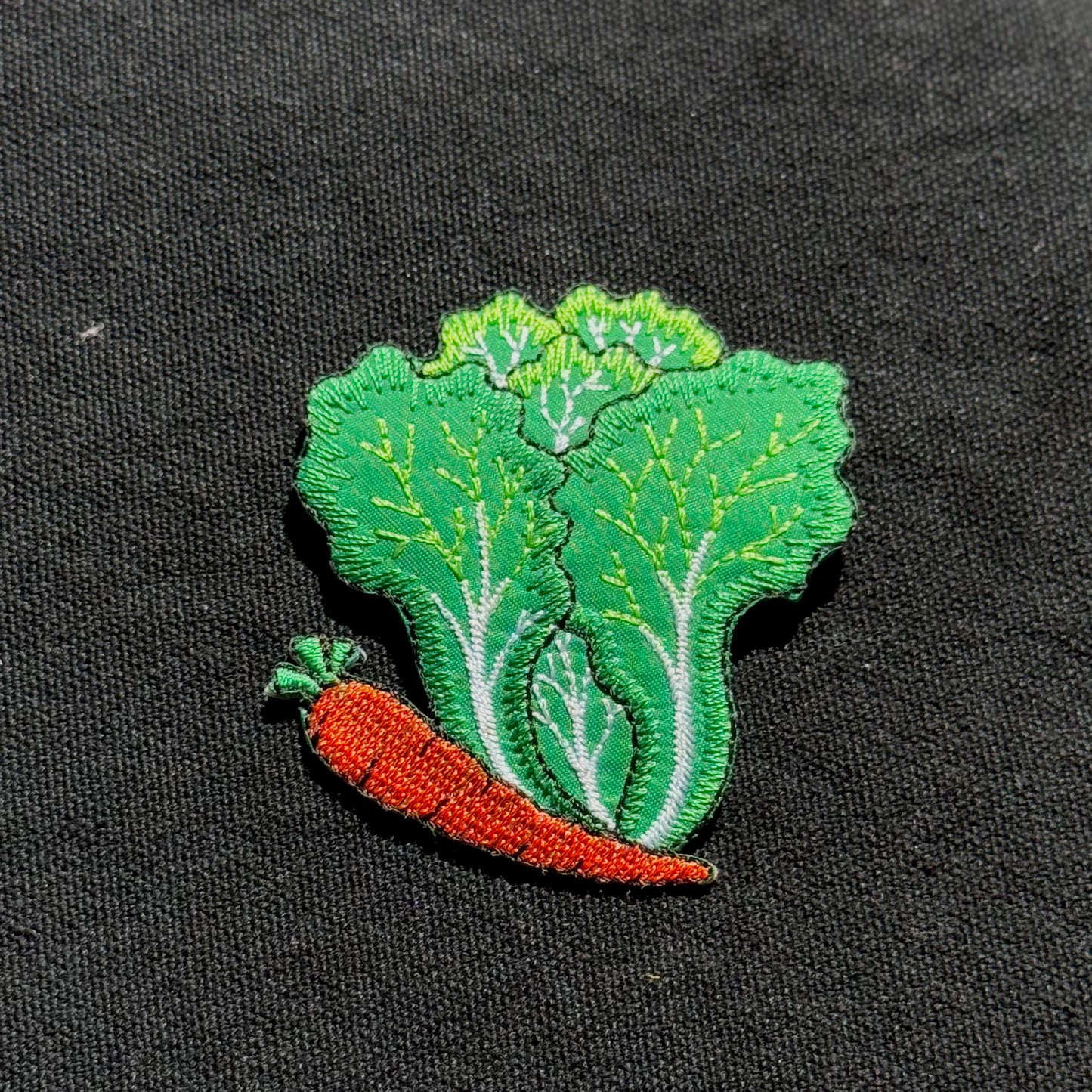 DIY Veggie Iron-on Embroidery Patches Kit (set of 8)