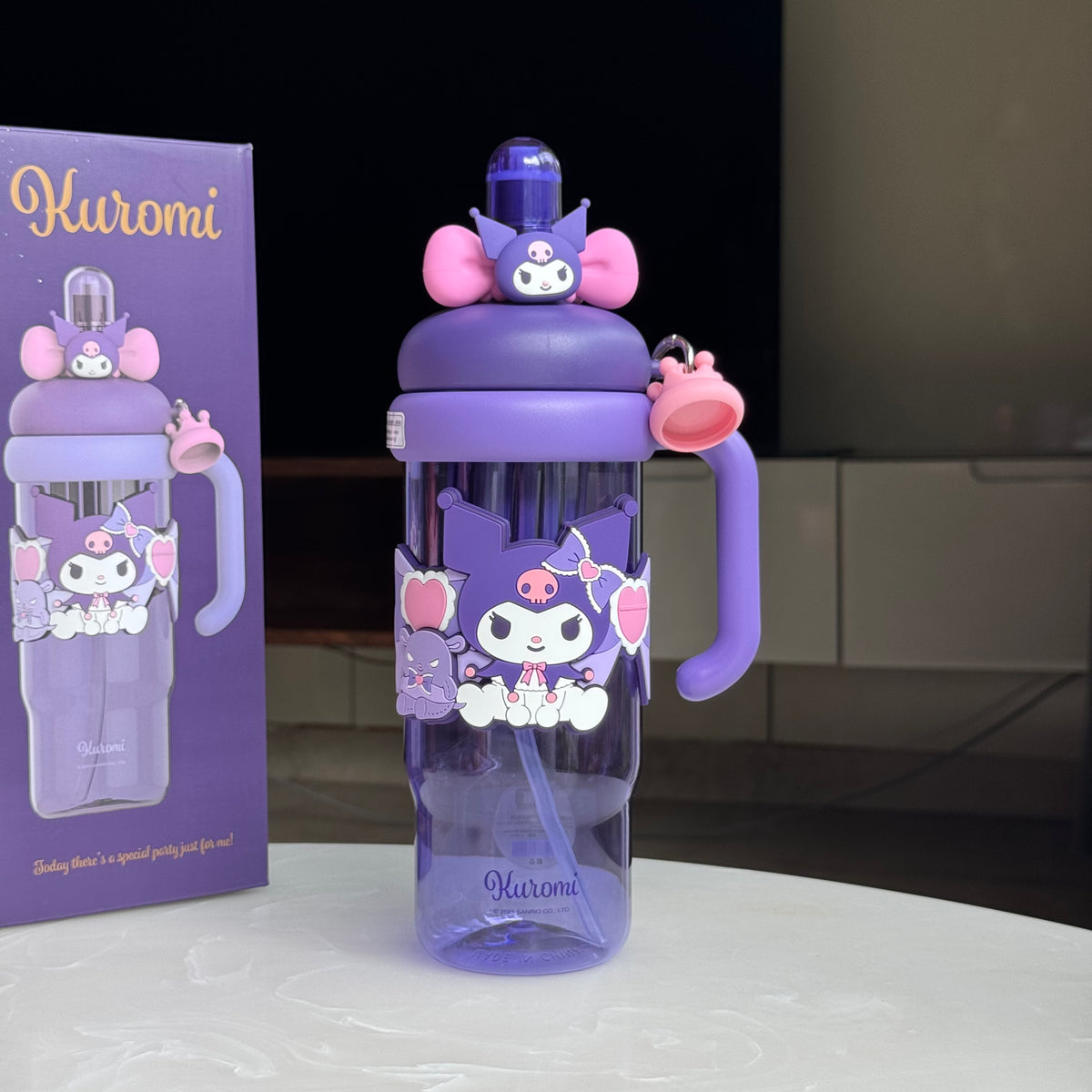 Sanrio Character | 1200ml Water Bottle with Straw & Handle