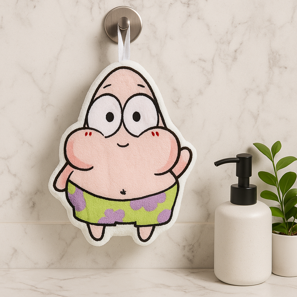 Sponge Bob Hand Towel | Soft Terrycloth Hand Towels
