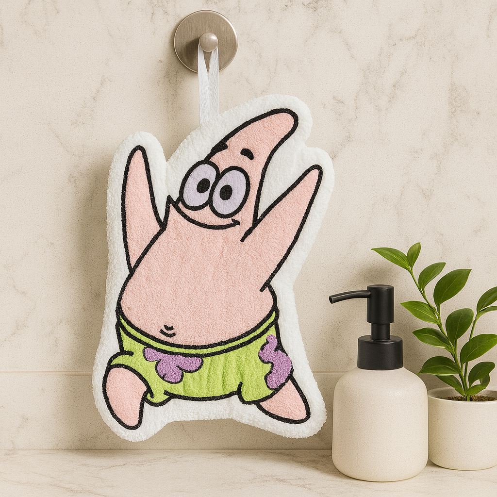 Sponge Bob Hand Towel | Soft Terrycloth Hand Towels