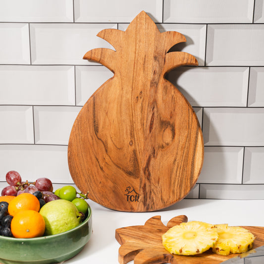 Chopical Punch 🍍 | Premium Acacia Wood Chopping and Serving Board with Beeswax Finish