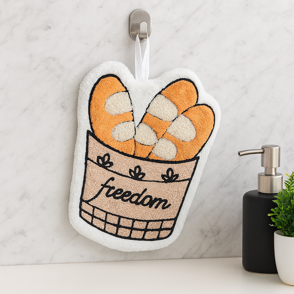 Coffee Lover Hand Towels | | Soft Terrycloth Hand Towels