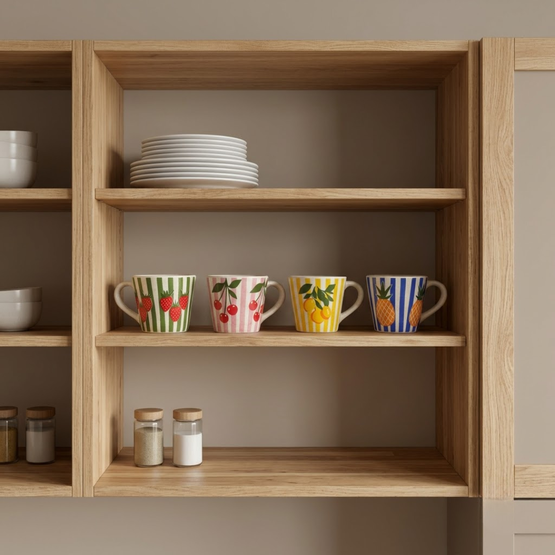 The Fruitea Cup Collection | Set of 4 Cups | Tea cups set