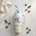 Fruit Charm Sipper– 1200ml Stainless Steel Insulated Tumbler