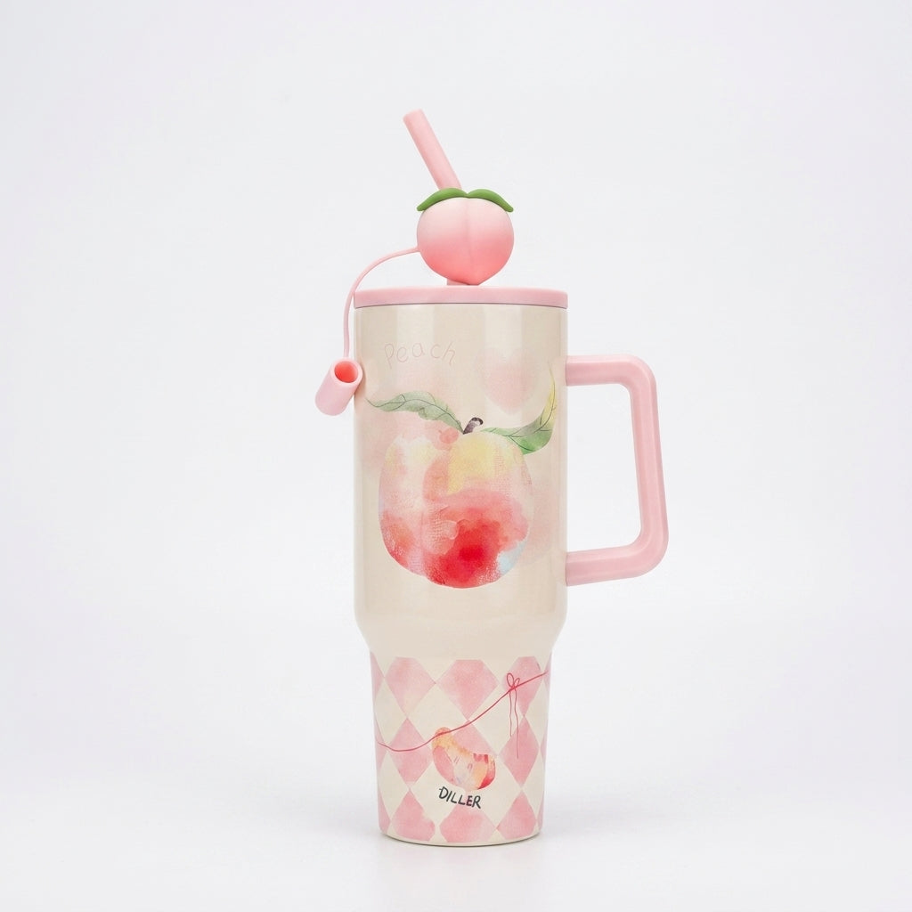 Fruit Charm Sipper– 1200ml Stainless Steel Insulated Tumbler