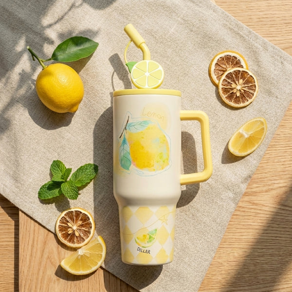Fruit Charm Sipper– 1200ml Stainless Steel Insulated Tumbler