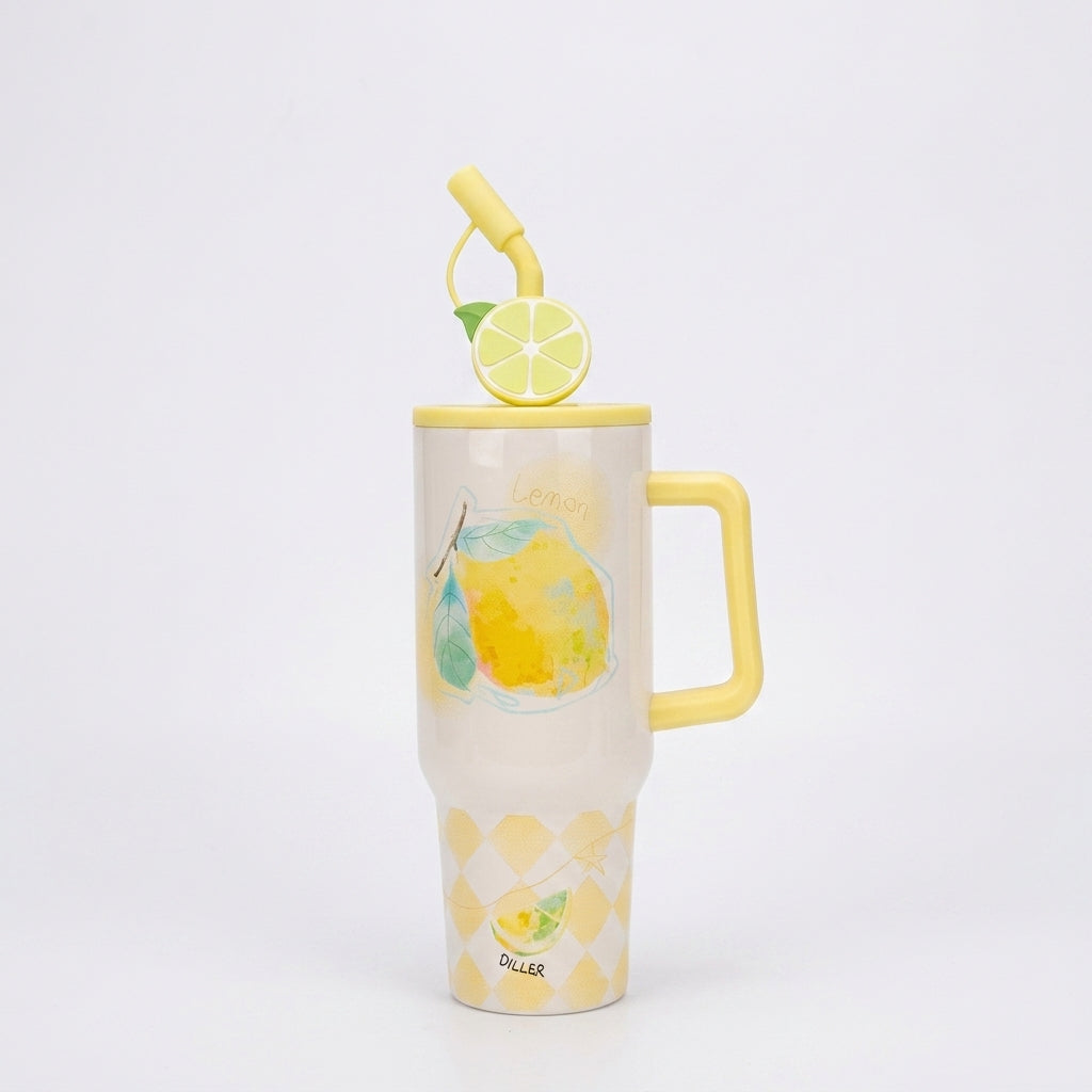 Fruit Charm Sipper– 1200ml Stainless Steel Insulated Tumbler