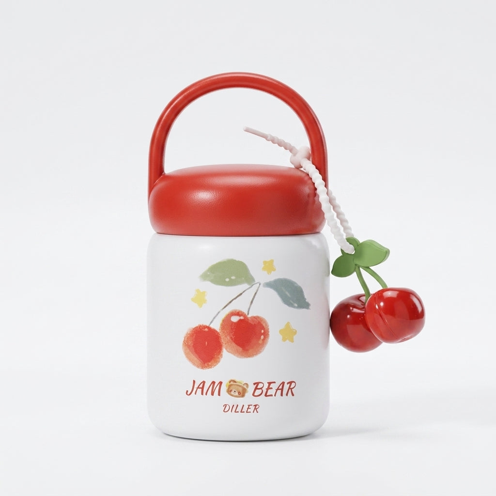 Fruit Charm Insulated 200ml Food Jar | Stores drinks and food