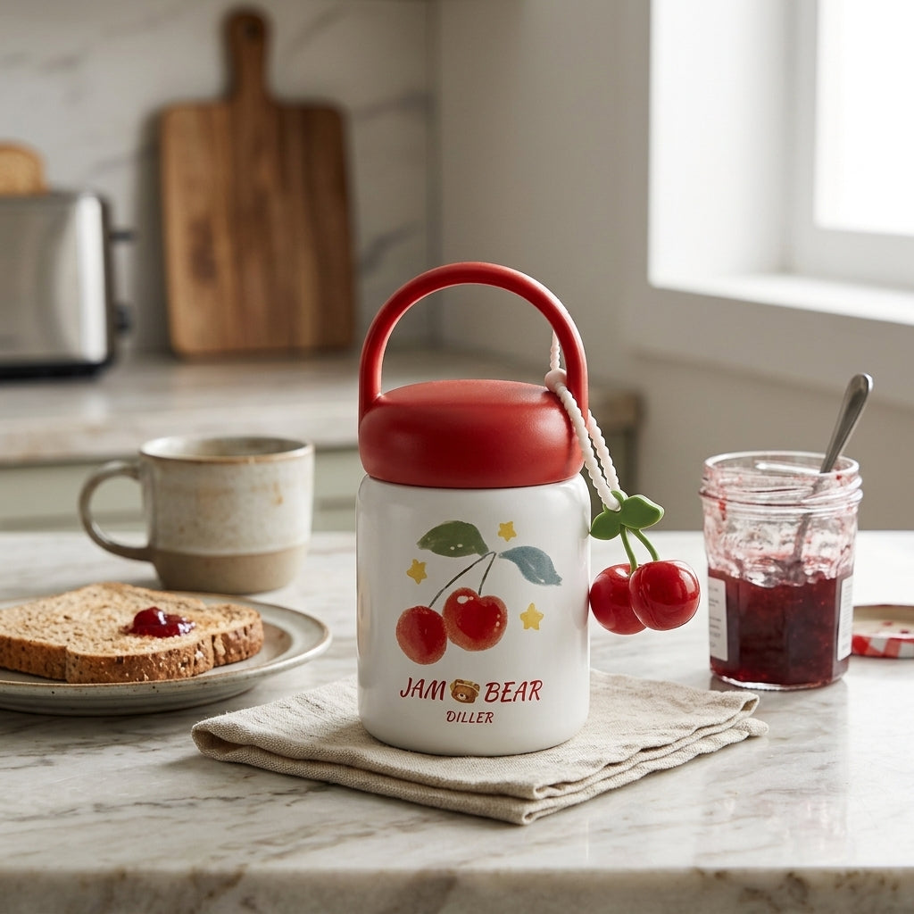 Fruit Charm Insulated 200ml Food Jar | Stores drinks and food