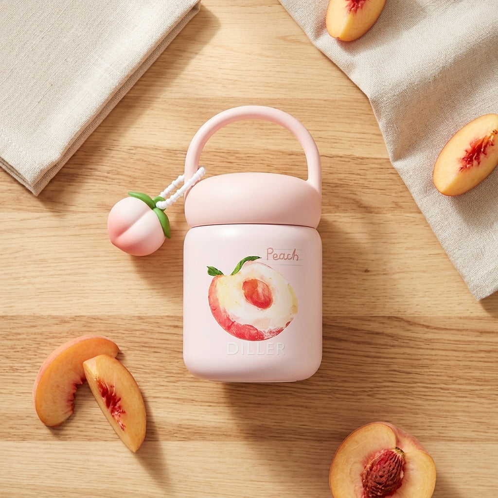 Fruit Charm Insulated 200ml Food Jar | Stores drinks and food