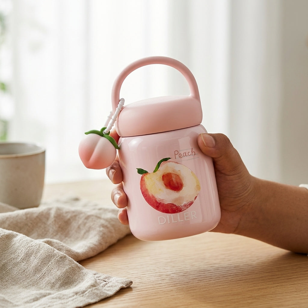 Fruit Charm Insulated 200ml Food Jar | Stores drinks and food