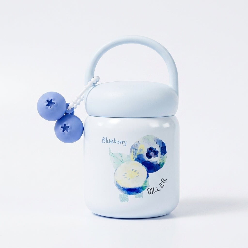 Fruit Charm Insulated 200ml Food Jar | Stores drinks and food