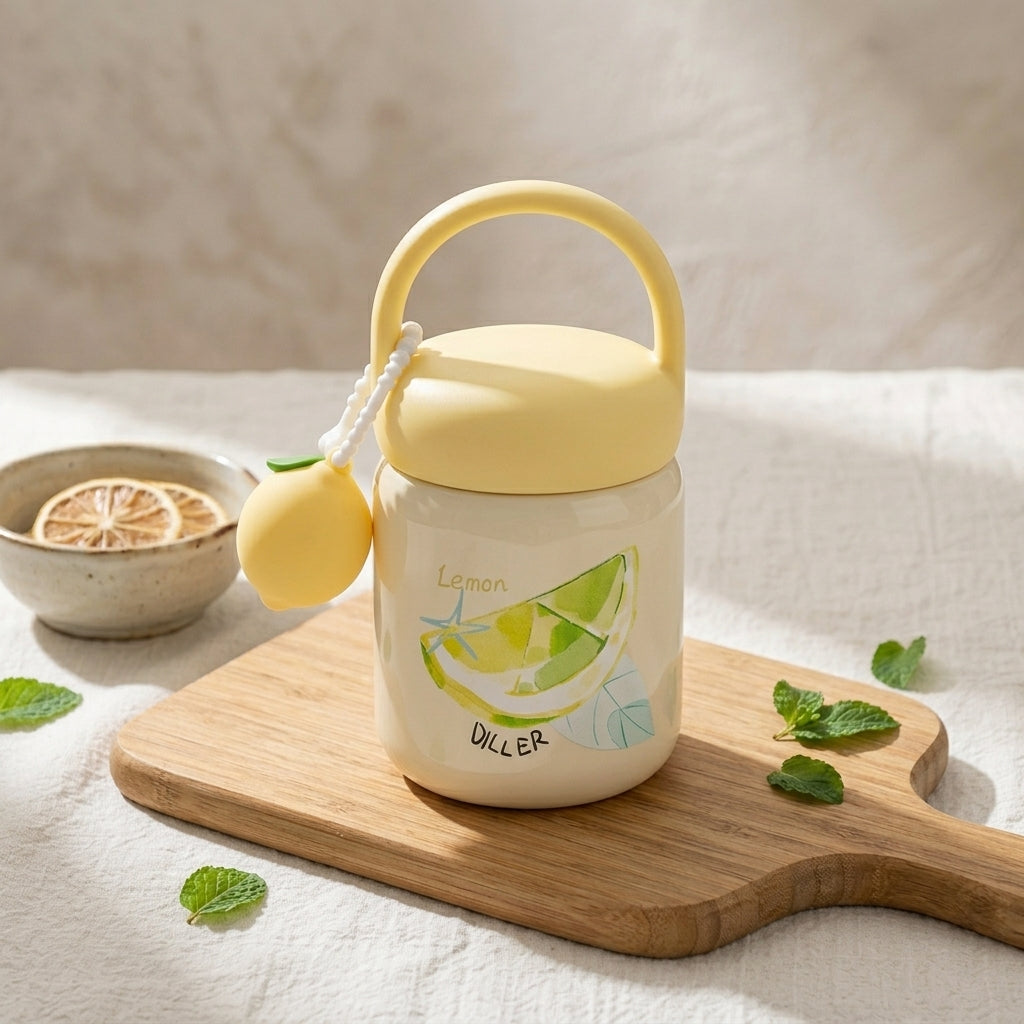Fruit Charm Insulated 200ml Food Jar | Stores drinks and food