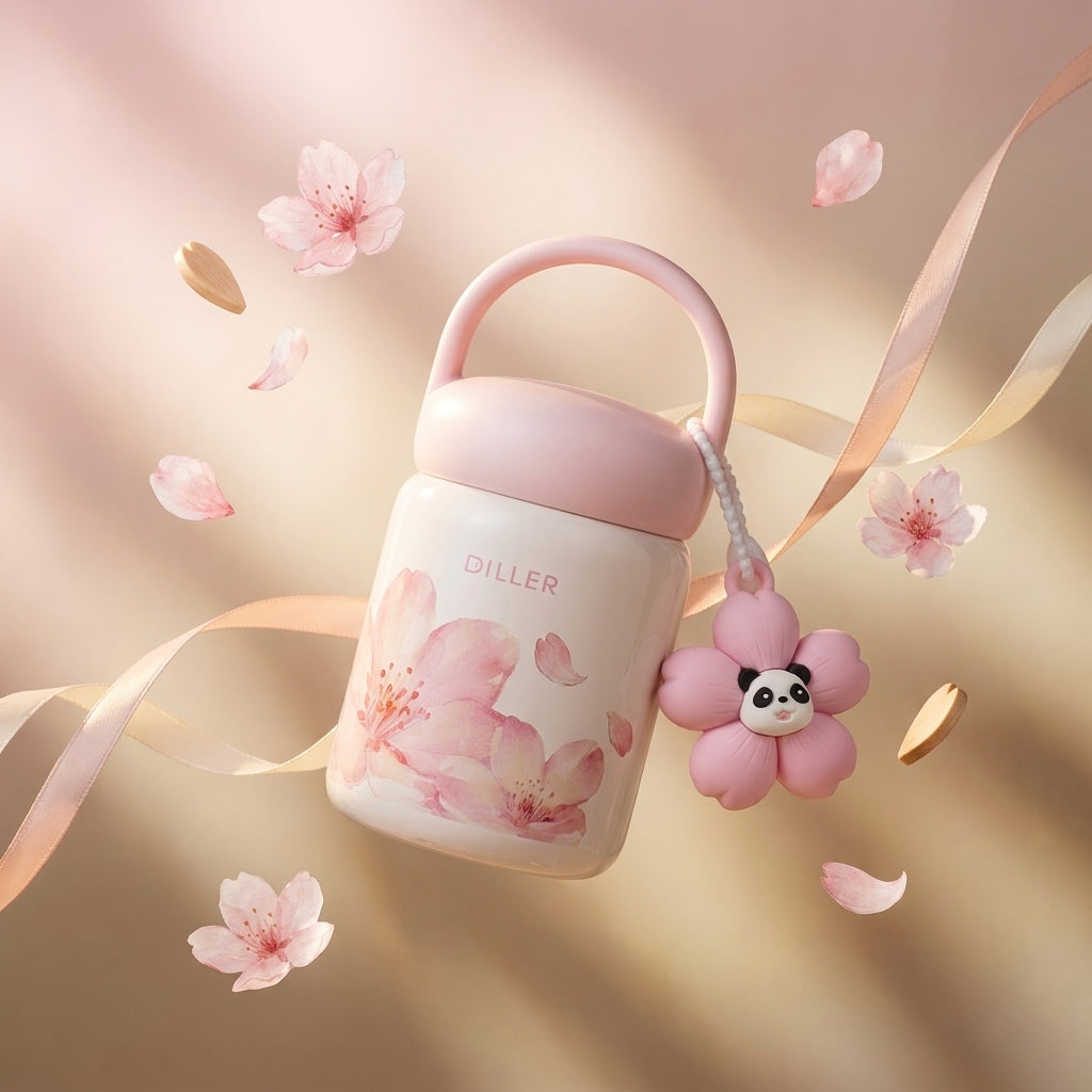 Fruit Charm Insulated 200ml Food Jar | Stores drinks and food