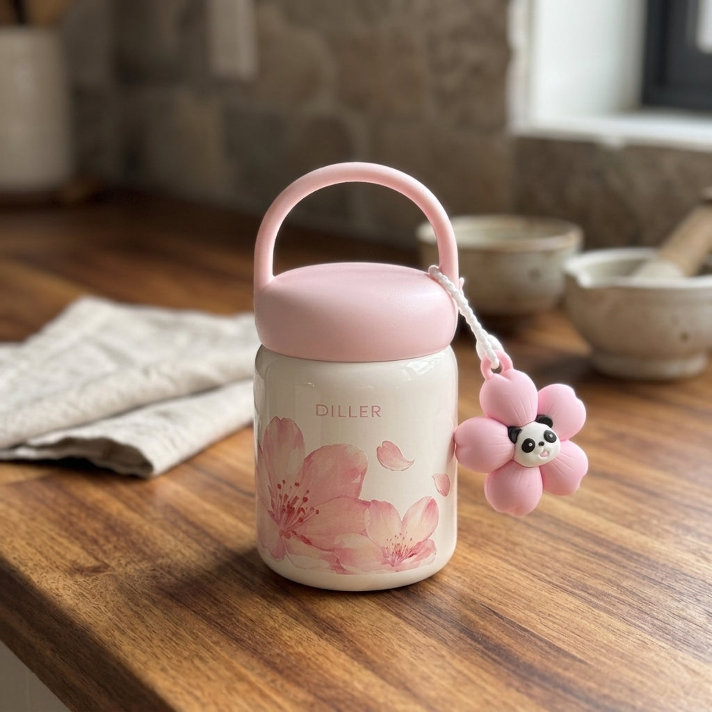 Fruit Charm Insulated 200ml Food Jar | Stores drinks and food