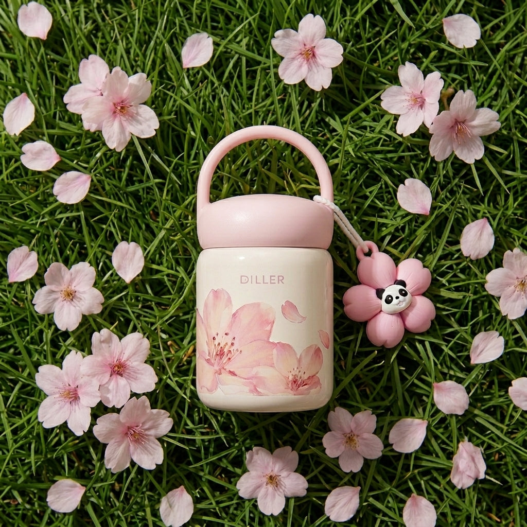 Fruit Charm Insulated 200ml Food Jar | Stores drinks and food