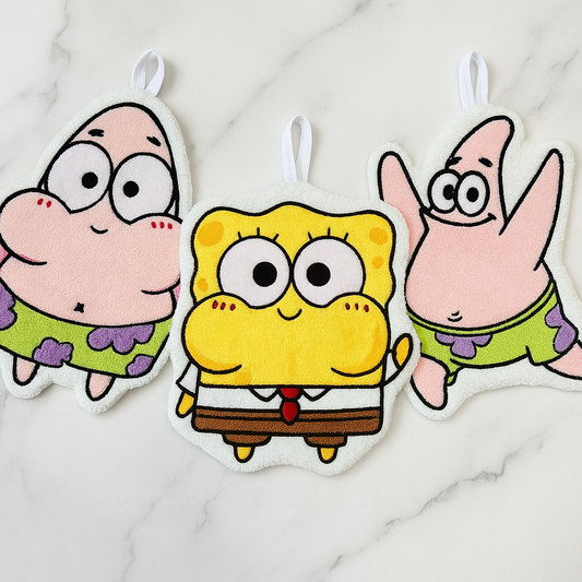 Sponge Bob Hand Towel | Soft Terrycloth Hand Towels